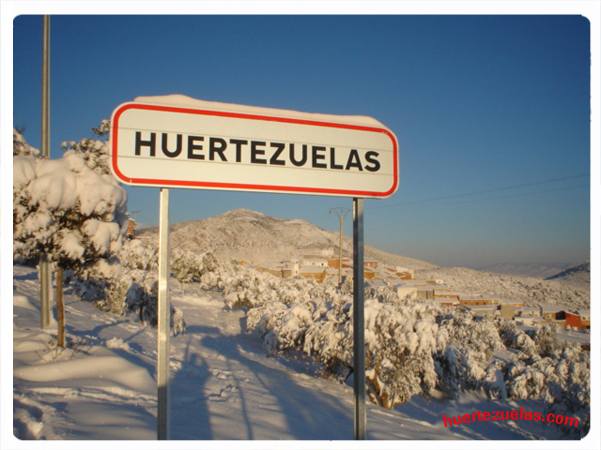 Cartel Huertezuelas Nevado